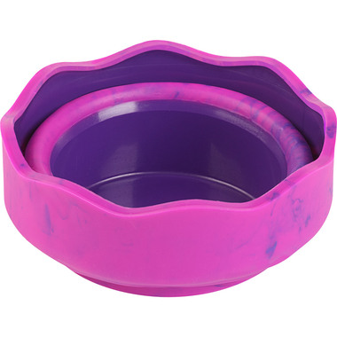 FABER-CASTELL Wasserbecher Clic&Go 181527 pink, für Pinsel