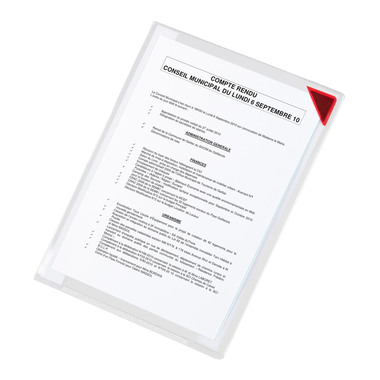 3L Pochettes adhesives A3 A3 12.62 avec coin aimant 2 pièces