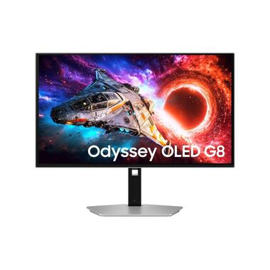 Samsung Moniteur Odyssey G80HF OLED, 4K UHD, 240 Hz, argent