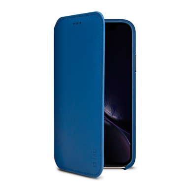 Étui folio effet cuir pour iPhone XR