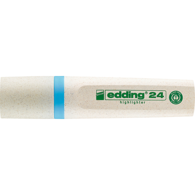 EDDING Textmarker 24 EcoLine 2-5mm 24-10 bleu claire