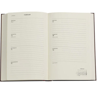 PAPERBLANKS Agenda Spinola-Stundenb. 2026 DD0624-5 1S/2P HOR Maxi HC AL 13.5x21cm