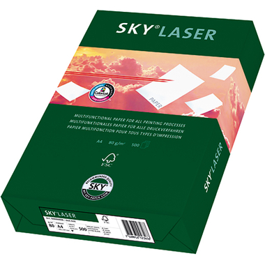 SKY Laser Papier A4 88054780 80g, weiss 500 Blatt