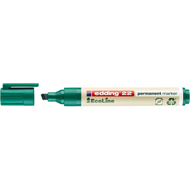 EDDING Permanent Marker 22 1.0-5.0mm 22-4 verde