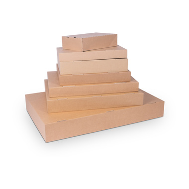 Slip box base Din A3 in brown 425x302x80mm