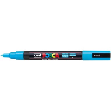 POSCA Marker 0.9-1.3mm PC-3M L.BLUE hellblau, Rundspitze