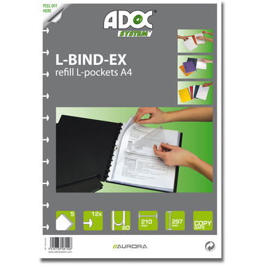 ADOC Pochettes rempl. A4 5815.000 5 pcs.