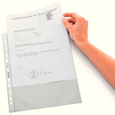 LEITZ Dossier PP A4 47960000 transparent 100 pcs.
