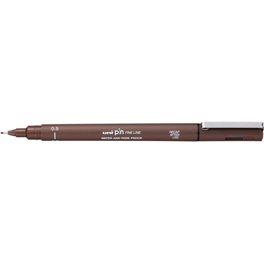 UNI-BALL Fineliner Pin 0.5mm PIN05-200(S) Sepia sepia