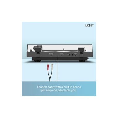Sony Plattenspieler mit Bluetooth PS-LX3BT Schwarz