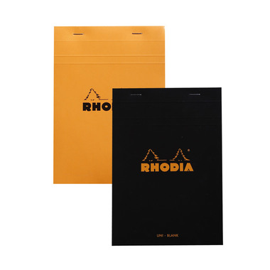 RHODIA Notizblock A5 166009C liniert schwarz