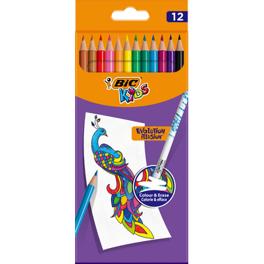 BIC Matita colorata Evolution 987868 12 pezzi, colori ass.
