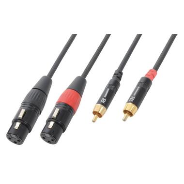 PD Connex CX68-1 XLR 3 poli, femmina - Cinch 1,5 m