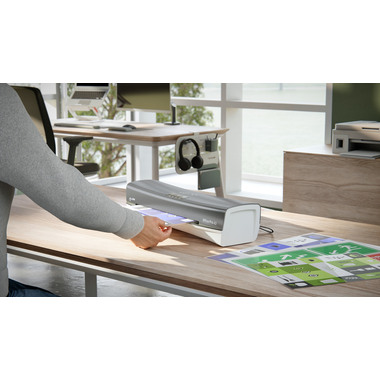 LEITZ Plastificatr. iLAM Office Pro 75182084 argento/bianco A3