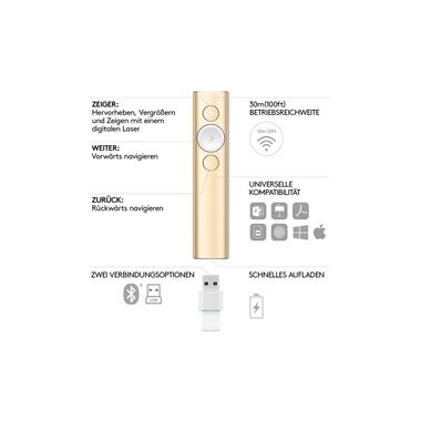 Logitech Presenter Spotlight Gold