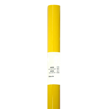 NEUTRAL Kraft-Geschenkpapier 445069 70cmx4m gelb