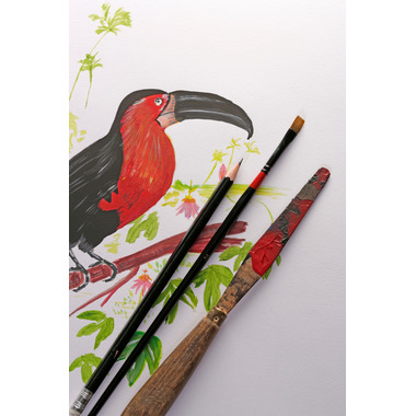 CLAIREFONTAINE Paint'On A4 96537C Weiß 40 Blatt