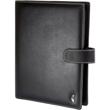 CHRONOPLAN Standard Einst. Slim 50107Z.27 Finta pelle nero A5