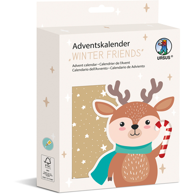URSUS Calendrier de l'Avent 24870000F Winter friends
