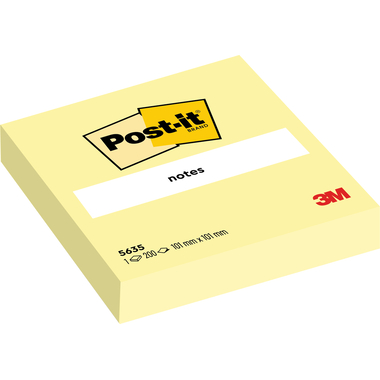 POST-IT Notes Extra Large 100x100mm 5635 giallo 200 fogli