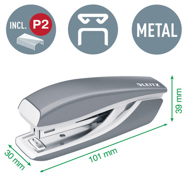 LEITZ Bucatrice/Cucitrice WOW 5561 5561-20-26 rosso 10 fogli