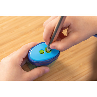PELIKAN Affilatoio doppio Griffix 701266 blu