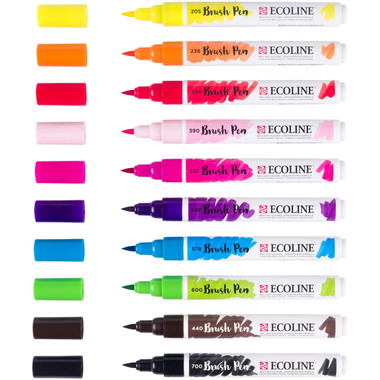 TALENS Ecoline Brush Pen Set 11509803 ass. Bright 10 Stück