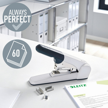 LEITZ Cucitrice Flat 5552 55520084 grigio chiaro 2-60 fogli