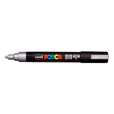 POSCA Marker 1.8-2.5mm PC-5M SILVER silber, Rundspitze