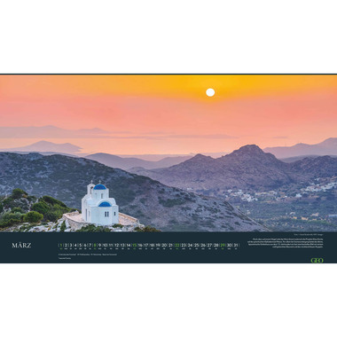 GEO Bildkalender 2026 4069095006935 GEO Sehnsuchtsorte 58x36cm