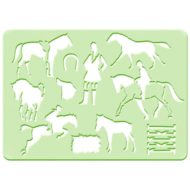 URSUS Chablon Set 1 Princess 44100001 26.8x18.9x0.2cm 6 pcs.