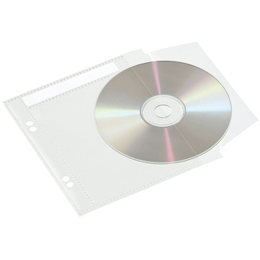 FAVORIT CD/DVD Zeigetaschen 60276 transparent 10 Stück