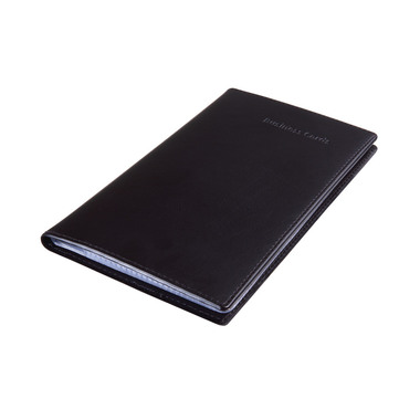 SIGEL Pochette p. cartes de visite VZ171 noir, pour 120 cartes 90x58mm