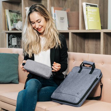 DICOTA Eco Acc. Pouch MOTION grey D31882-RPET