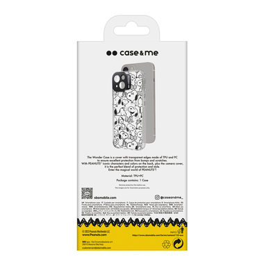 Cover Peanuts rigida per iPhone 14 Plus | case&me