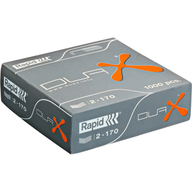 RAPID Agrafes Duax 21808300 galvanisé 1000 pcs