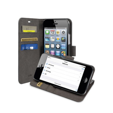 Custodia book con funzione stand per iPhone SE/5S/5