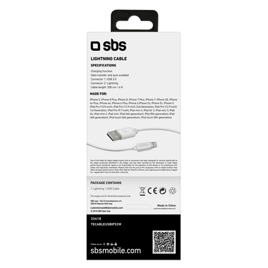 Câble de chargement USB - Lightning