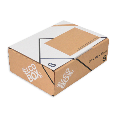 ELCO Imballaggio di spedizione S 28832.25 marrone/bianco 250x175x80mm