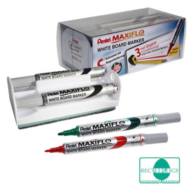 PENTEL Whiteboard Marker 4mm MWL5S4BOX 4 colours, box
