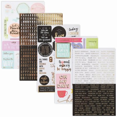 I AM CREATIVE Stickerbook 4087.473 paroles, 5 feuilles