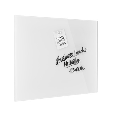 MAGNETOPLAN Design-Glasboard 800x600mm 13403000 bianco, magnetico