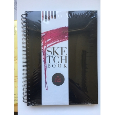 BAM4U.CH Skizzenbuch A4 6678A4 110g, perforiert 80 Blatt