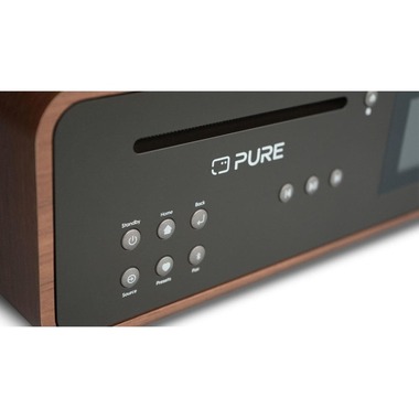 Pure Micro-HiFi System Classic Stereo Black/Walnut