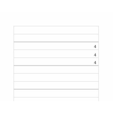 INGOLD-BIWA Quaderno A4 02.0420.124 bianco 90g 4mm fod. RR