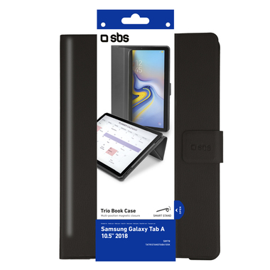 Cover in Buchform für Samsung Galaxy TAB A 10.5” 2018, Standfunktion