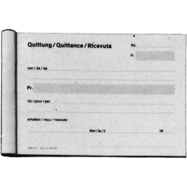 SIMPLEX Quittance D/F/I A6 16345 D/F/I 50 feuilles