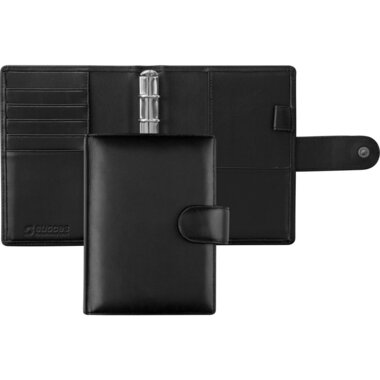 SUCCES Agenda Junior Ringbuch Nappa 84246102U schwarz 11x14.2cm
