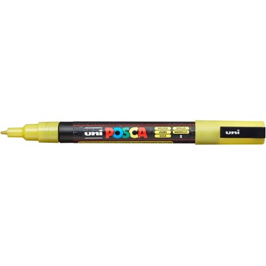 UNI-BALL Posca Marker 0.9-1.3mm PC-3ML YELLO glitzer gelb