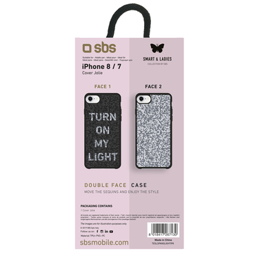 Coque Lights avec paillettes pour iPhone 8/7